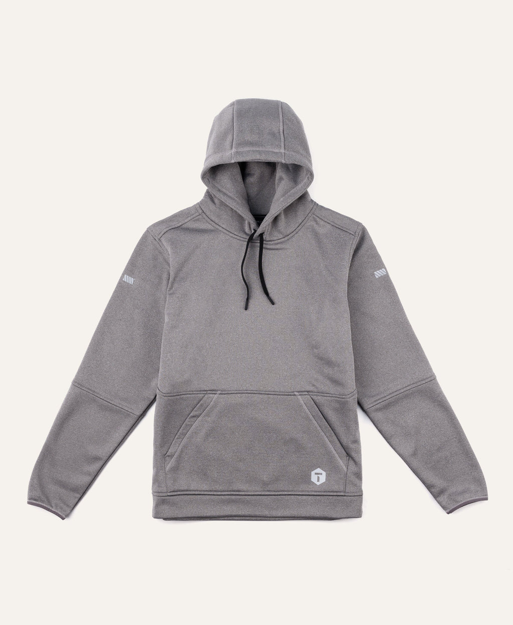 M2 Grid Pullover Hoodie - Women's Fit Truewerk #color_heathered grey