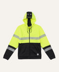 M2 Grid Zip Up Hoodie - Hi Vis Truewerk 